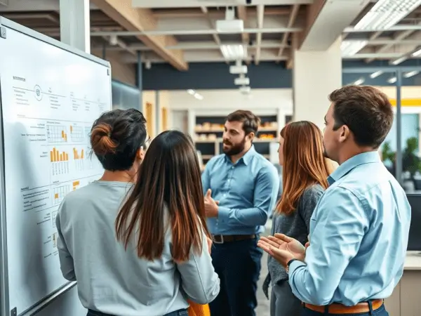 Thumbnail of team collaborating in a meeting